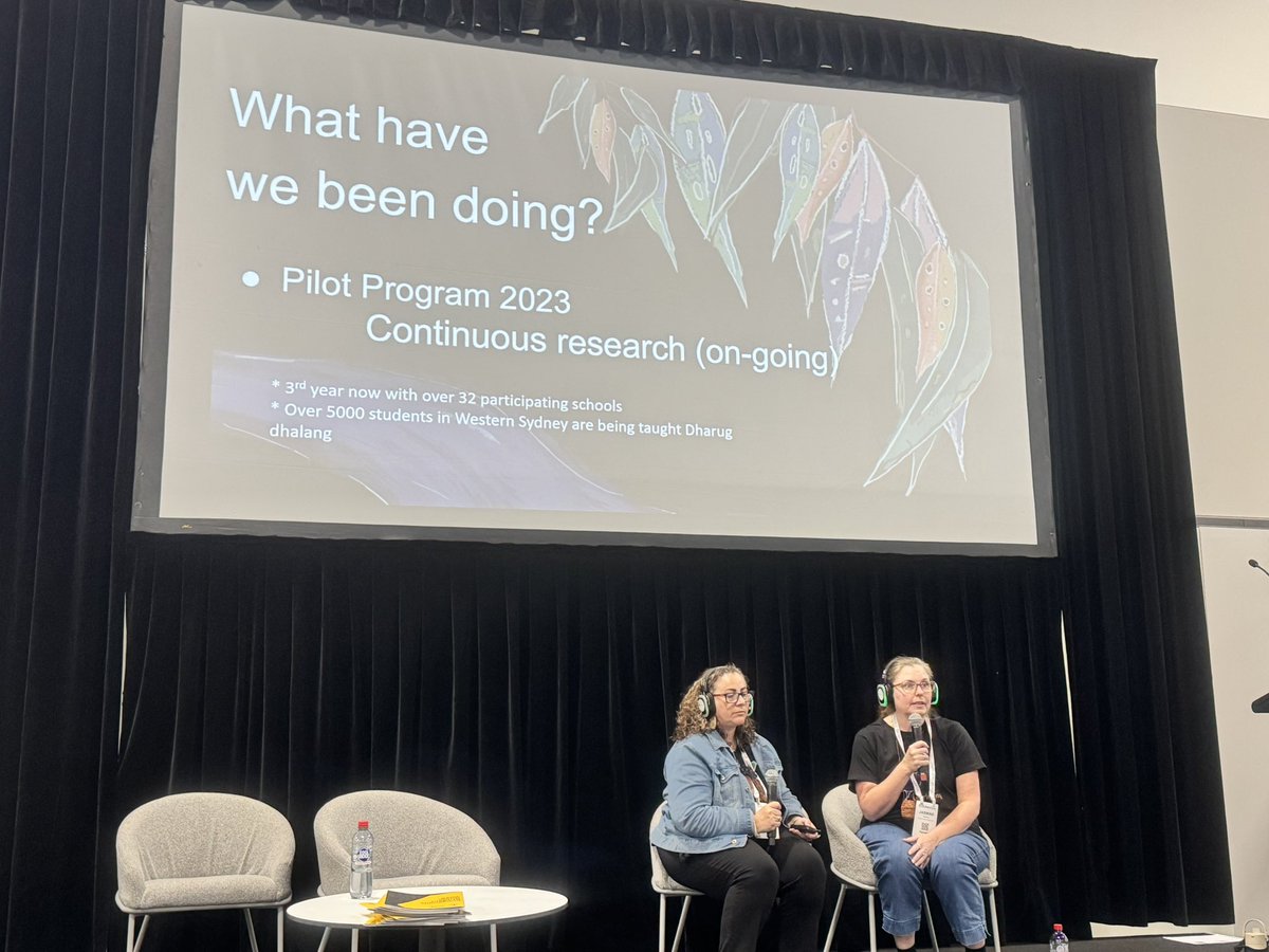 Today our senior executive had the pleasure of watching our Dharug Dhalang team present at the @EduTech Conference Sydney. A wonderful presentation linked to our language learning program  <a href="/NSWEducation/">NSW Dept of Education</a> <a href="/mccallumtp/">Tim McCallum</a> <a href="/dizdarm/">Murat Dizdar</a>