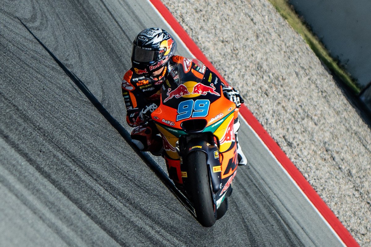 Circuito de Jerez-Ángel Nieto (@circuitodejerez) on Twitter photo El líder del mundial de Moto3, el sevillano José Antonio Rueda, se subía ayer por primera vez a la Moto2 del <a href="/RedBull_KTM_Ajo/">Red Bull KTM Ajo</a> en un test privado celebrado en el <a href="/Circuitcat_es/">Circuit de Barcelona-Catalunya</a>. El andaluz, completó 92 vueltas con la Moto2 finalizando la jornada con sensaciones muy positivas.🔥 El líder del mundial de Moto3, el sevillano José Antonio Rueda, se subía ayer por primera vez a la Moto2 del <a href="/RedBull_KTM_Ajo/">Red Bull KTM Ajo</a> en un test privado celebrado en el <a href="/Circuitcat_es/">Circuit de Barcelona-Catalunya</a>. El andaluz, completó 92 vueltas con la Moto2 finalizando la jornada con sensaciones muy positivas.🔥