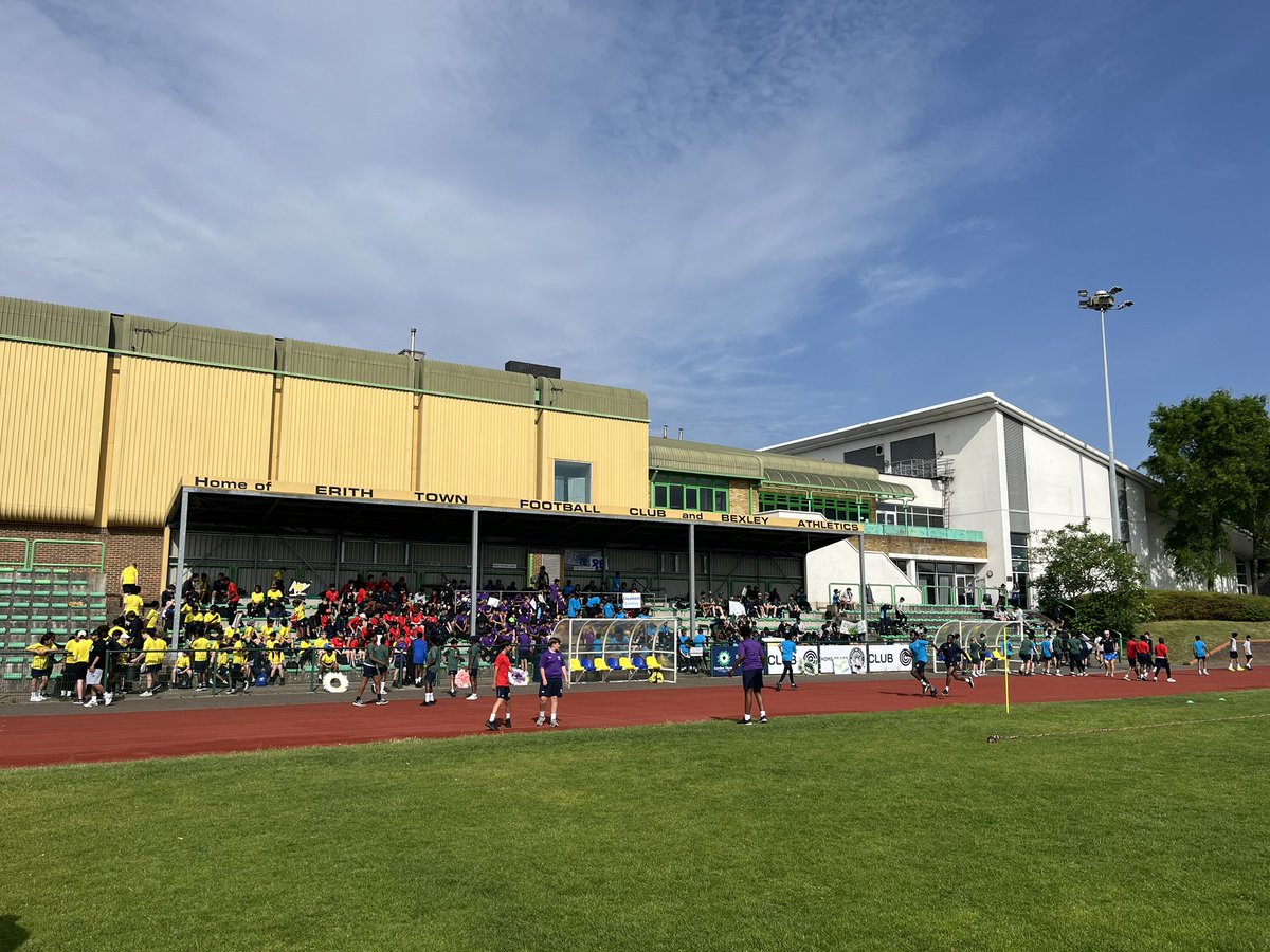 We have arrived at Erith Sports Centre for the 2025 Sports Day! Good luck to everyone competing!