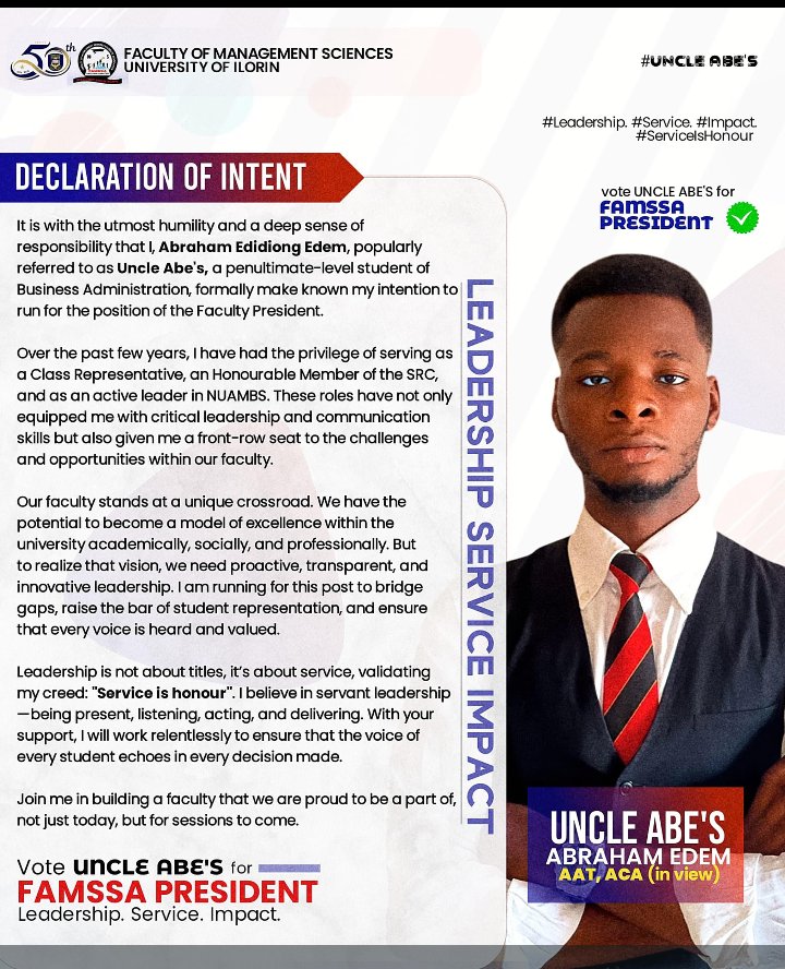 lhilhayofficial's tweet photo. Uncle Abe's
#unilorinfamssa
#famssa https://t.co/P1rk4KKXUK