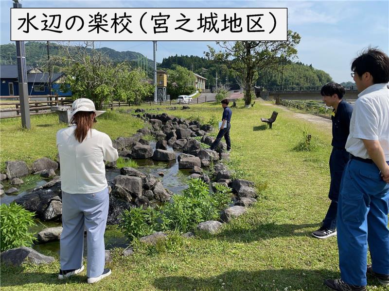 mlit_sendaigawa's tweet photo. 【さつま町管内 #安全利用点検 を実施】河川利用者が多くなる時期を前に、#水辺の楽校 管理者である #さつま町 と共に、一般利用施設等の安全利用点検を実施しました。施設を利用される一般の方々の安心・安全のため、入念に点検しました。#川内川 #河川公園 ＃水防災2025 https://t.co/KoWbLsYWUt