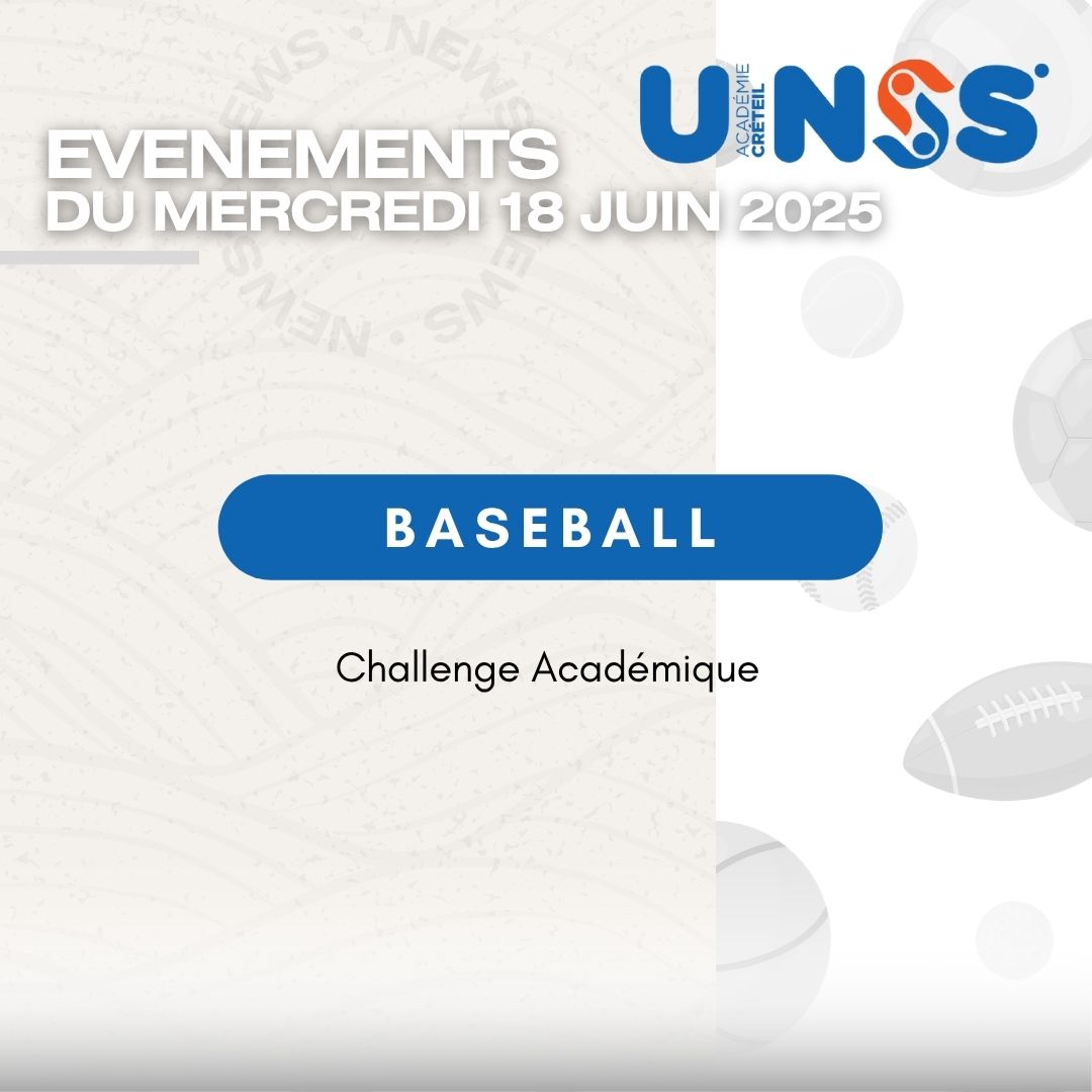 Mercredi 18 juin 2025 🤩
📅unsssrcreteil.glideapp.io
👉Et toute notre actualité unsscreteil.org