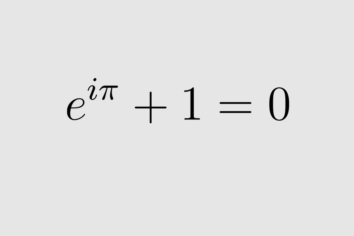What's your favorite mathematical equation? ✍️