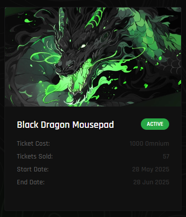 Raffle is doing good 57 entries :D