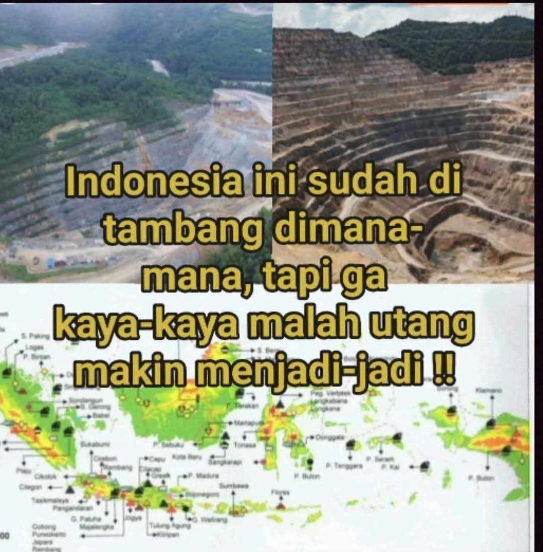 Wkwkwkw, negara Konoha...
Sudah nambang dimana-mana, tapi gak kaya-kaya 😇😇