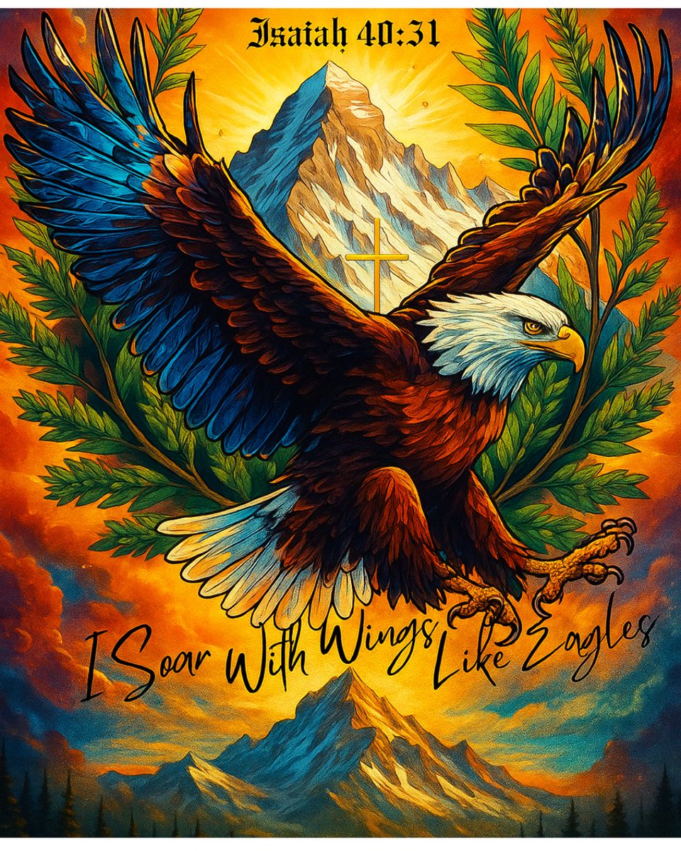 Inspired by Isaiah 40:31, this bold design reminds us that strength comes from the Lord. Wear your faith proudly. 
🔗 Shop now at KairosLogos.com 
#KairosLogos #ChristianApparel #FaithFashion #Isaiah4031 #BibleVerseShirt #ChristianBrand #JesusLovesYou #ChristCentered