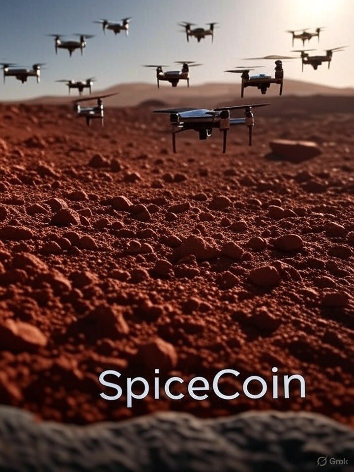 spicecoinmars's tweet photo. #Drone  - 10 000 #SpiceCoin @elonmusk …🛸2VxgSdorBZNYLN5ydVZkHpZ8o6Z5n4pPT3RLjYAEpump #crypto #memecoin #PumpFun https://t.co/OpiB8qvrvs