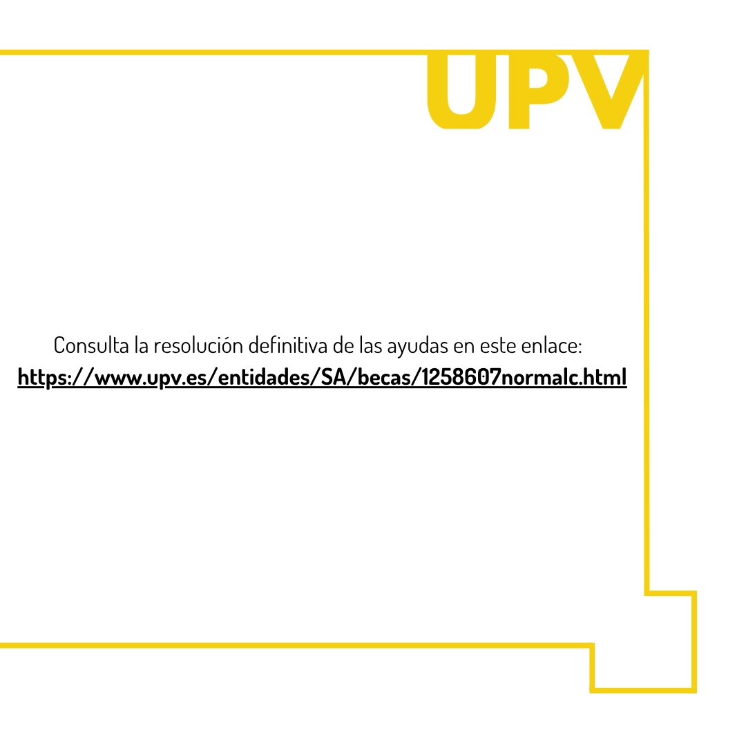 📢 ¡Ya está disponible el listado definitivo de admitidos y excluidos!

Consulta el resultado de las ayudas deportivas 2024/2025 en el siguiente enlace 👇
🔗 upv.es/entidades/SA/b…

Si solicitaste la ayuda, revisa tu estado.

#AyudasDeportivasUPV #DeportesUPV #UPV