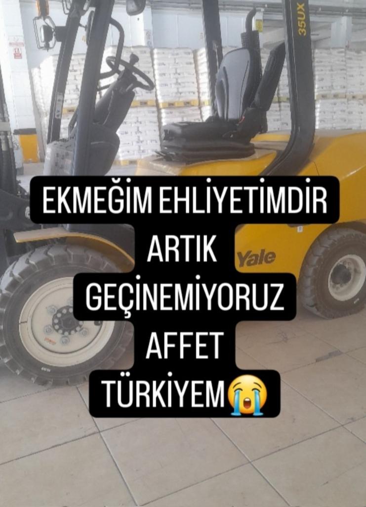⚠️Kanunlar kurallar toplumsal hayati ayakta tutmak içindir.

⚠️Hiçbir kanun insanları islah ederken hayattan tecrit etmememlidir.

⚠️KTK 48 bu kadar uzun süre cezaları ile insanlari işsiz bırakmıştır.

⚠️#EhliyetAffı Ehliyetime İncirAğacı