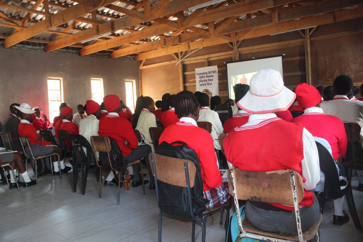 GwenTrust's tweet image. GWEN hosted a community cinema session at Faith Learning Centre, engaging 57 adolescent girls and boys. The session aimed to raise awareness on sexual and reproductive health rights, child sexual exploitation, gender-based violence, and teen pregnancy. #YouthAwareness