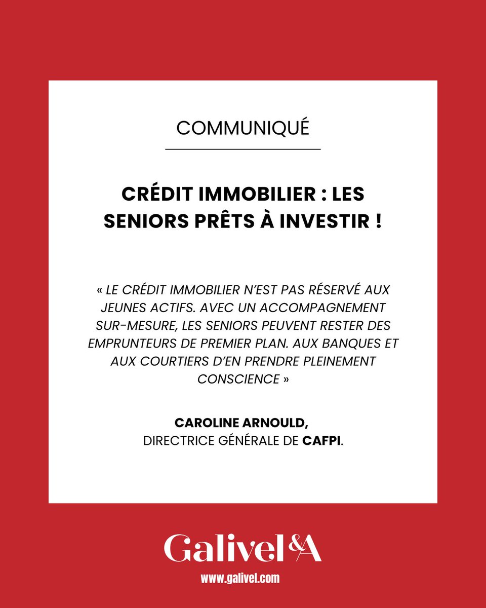 📝[#COMMUNIQUÉ] Crédit immobilier : les seniors prêts à investir !

Les plus de 55 ans sont des emprunteurs solides que le marché oublie encore trop souvent. Alors qu’ils représentent une part croissante de la population française, ils restent largement sous-représentés dans le