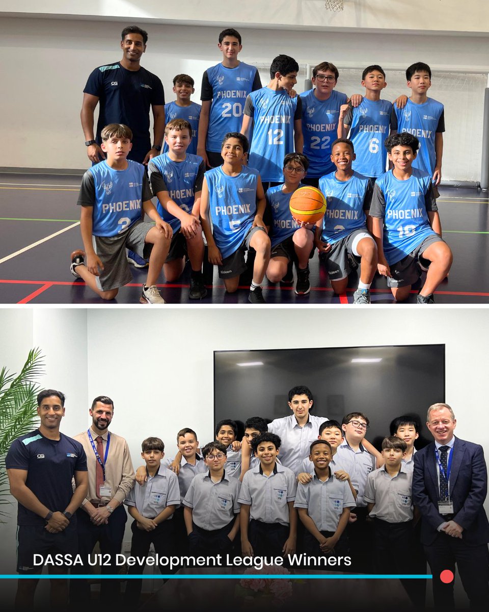 UISDubai's tweet image. A massive congratulations to our secondary students for winning the DASSA U12 Development League trophy!
With 4 games played and 4 victories, they finished the season undefeated with a perfect 100% record. 🏆🌟
#WeAreUIS #ProudlyTaaleem