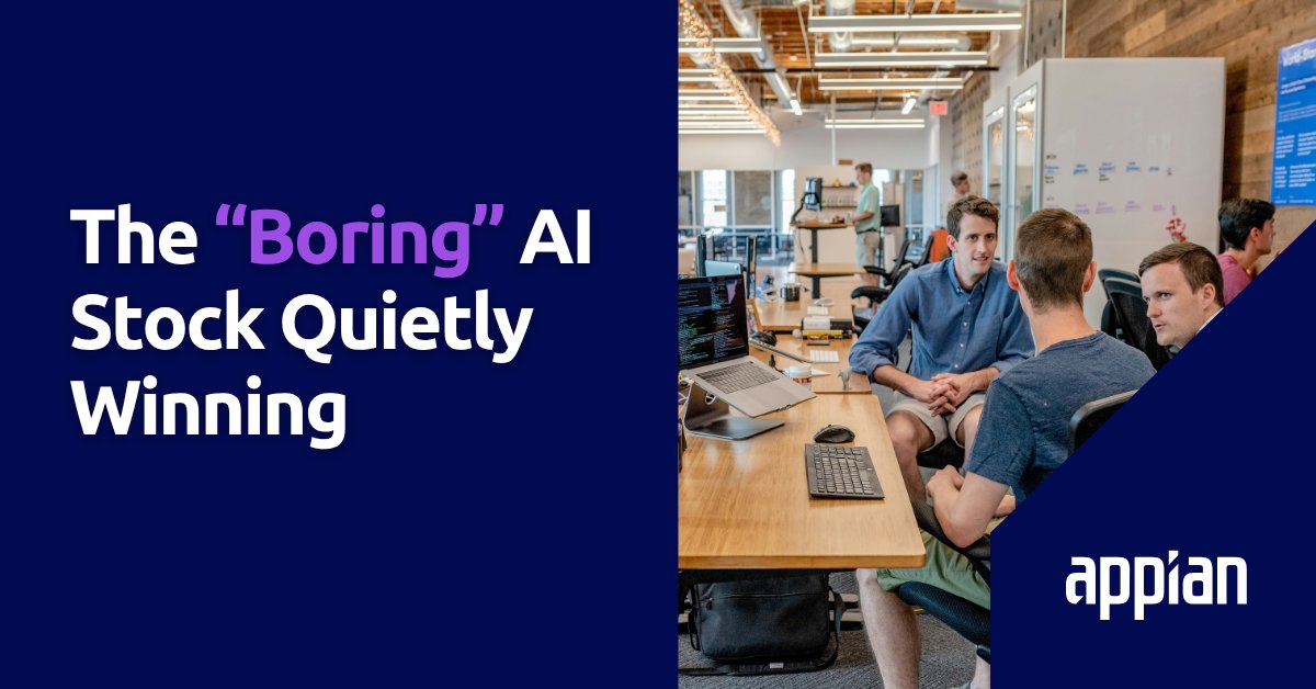 AppianUK's tweet image. This “boring” AI stock is quietly transforming enterprise efficiency—and catching the attention of investors, as reported by The Motley Fool. Learn more: ap.pn/43hfjKu #TheProcessCompany #AIinProcess
