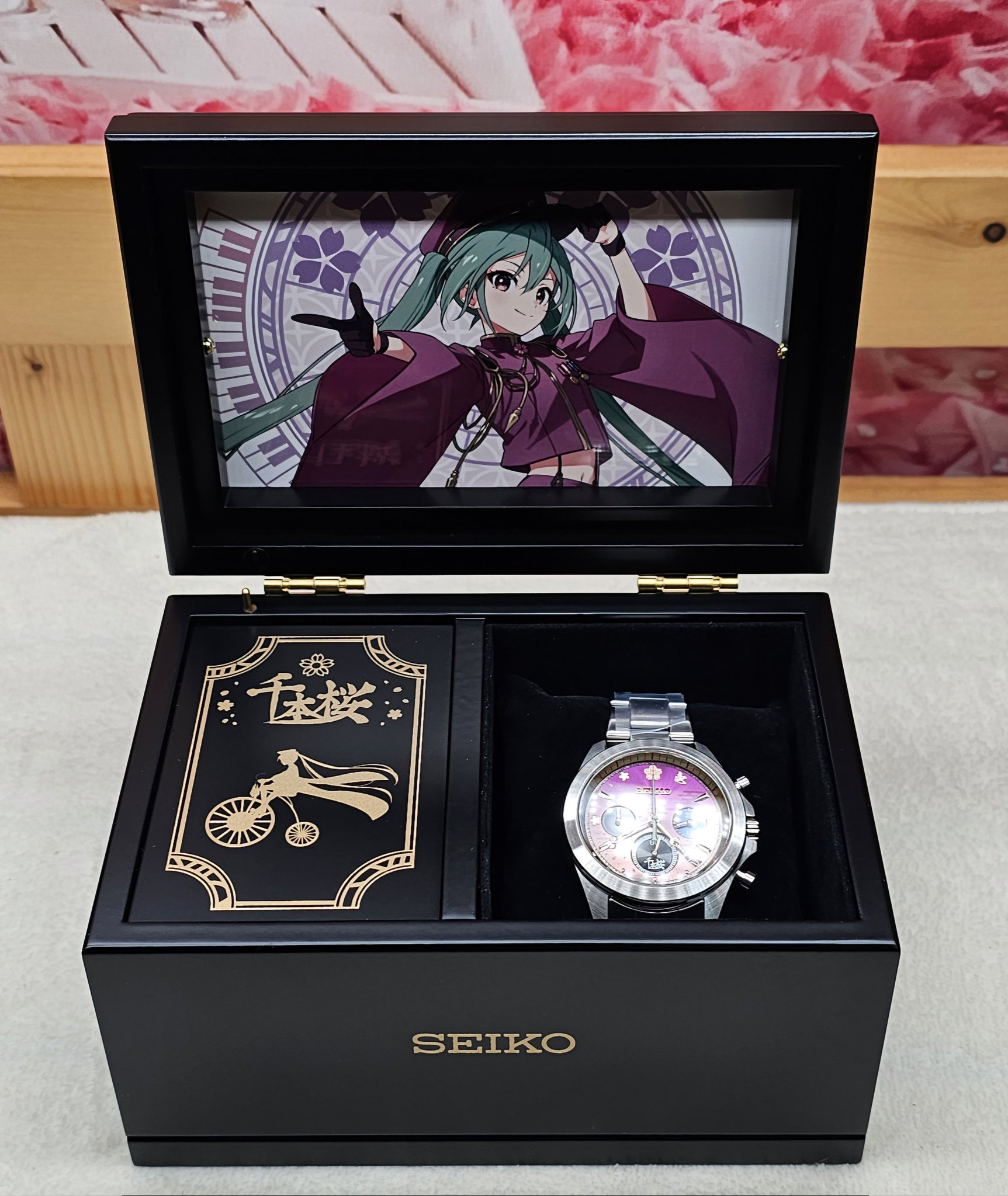 SEIKO 初音ミク 千本桜 セイコー コラボ腕時計 ～オルゴール