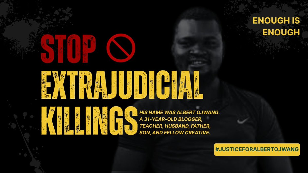 CreativeGen_Z's tweet photo. #JusticeForAlbertOjwang https://t.co/A4dMhVKWPD