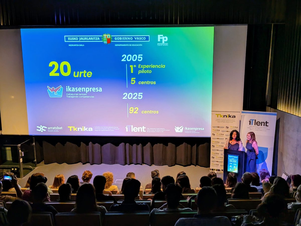 ¡Comienza la entrega de premios de emprendimiento de <a href="/FPeuskadi/">FPeuskadi</a> 2025!
<a href="/hezkuntzaEJGV/">Hezkuntza</a> <a href="/tknika/">Tknika</a> <a href="/IkaslanEuskadi/">Ikaslan</a> <a href="/HETELFP/">HETEL FP</a> <a href="/AiceIzea/">AICE-IZEA</a>