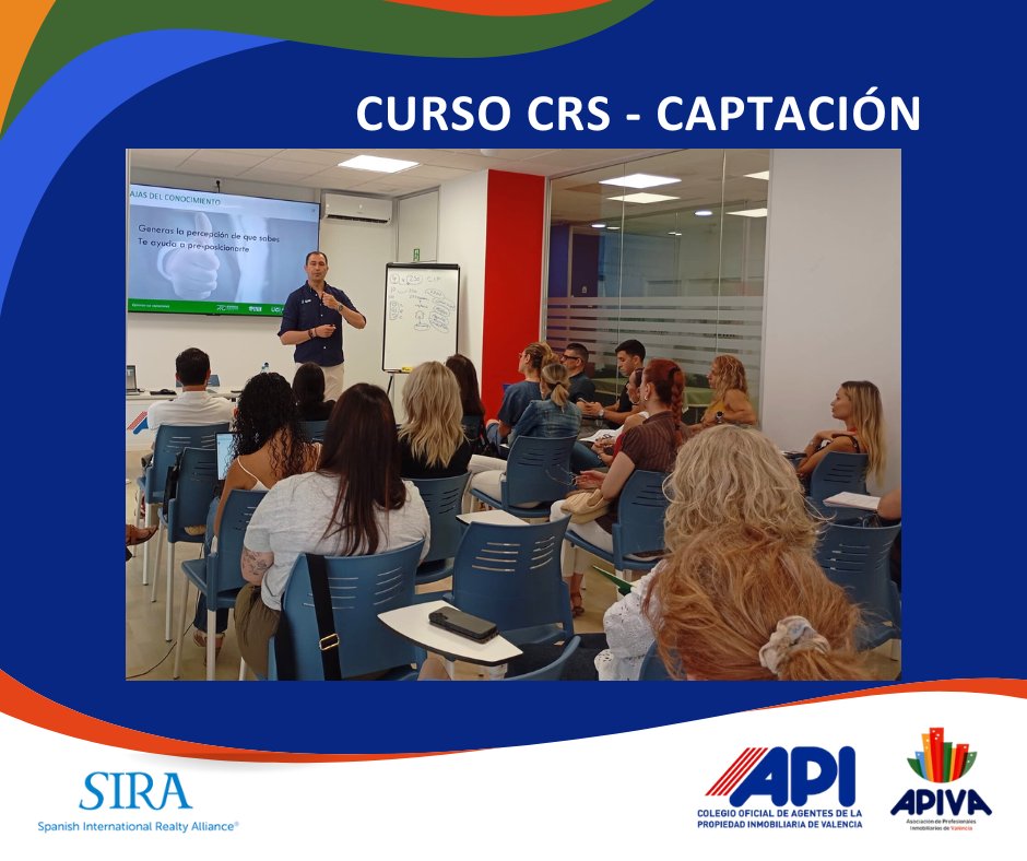 COAPI_Valencia's tweet image. 🎉 Gran jornada con el Curso CRS: Captación.
Gracias a todos los asistentes por apostar por vuestra formación y llenar de energía nuestra sede.

📅 ¡Nos vemos en septiembre con el CRS: Trabajo con el cliente!
#API #APIVA #YoSoyAPI #CRS #FormaciónInmobiliaria #COAPIValencia