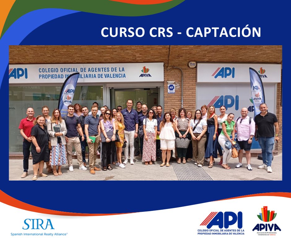 COAPI_Valencia's tweet image. 🎉 Gran jornada con el Curso CRS: Captación.
Gracias a todos los asistentes por apostar por vuestra formación y llenar de energía nuestra sede.

📅 ¡Nos vemos en septiembre con el CRS: Trabajo con el cliente!
#API #APIVA #YoSoyAPI #CRS #FormaciónInmobiliaria #COAPIValencia
