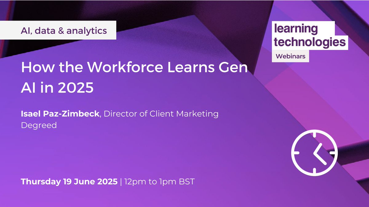 🤯 How can your business become AI-ready, when #GenAI is reshaping everything? Join us next week to find out! #LTWebinars

<a href="/degreed/">Degreed</a> will explore why organisations that invest in the right L&amp;D infrastructure hold a competitive edge! 👀

Register for free 👉 eu1.hubs.ly/H0k5tsp0