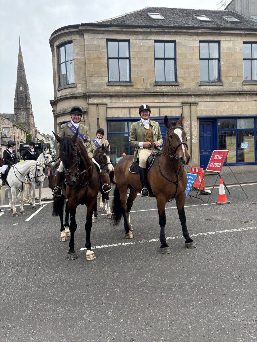 Lanark Lanimer Day 2025 with my big brother 
Clan Douglas
💙💚🐎💙💚