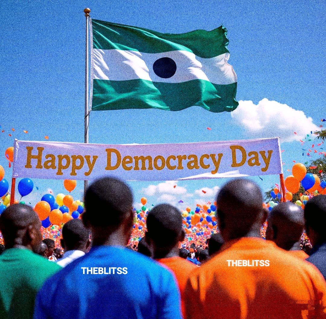 theblitss_store's tweet image. Happy Democracy Day🇳🇬
Democracy is more than casting votes, it&apos;s about building values, upholding truth, and living with purpose. 
As we celebrate, let’s not just ask, “Are we voting?”
Let’s also ask, “Are we building?”

#Theblitss