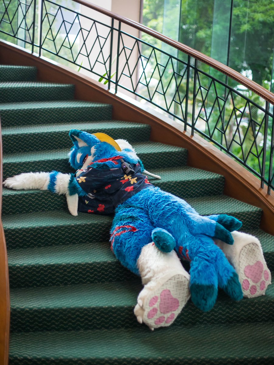 After the con 🪫

📸: <a href="/Joji23zx/">Joji Seth</a> 

#FursuitEveryday