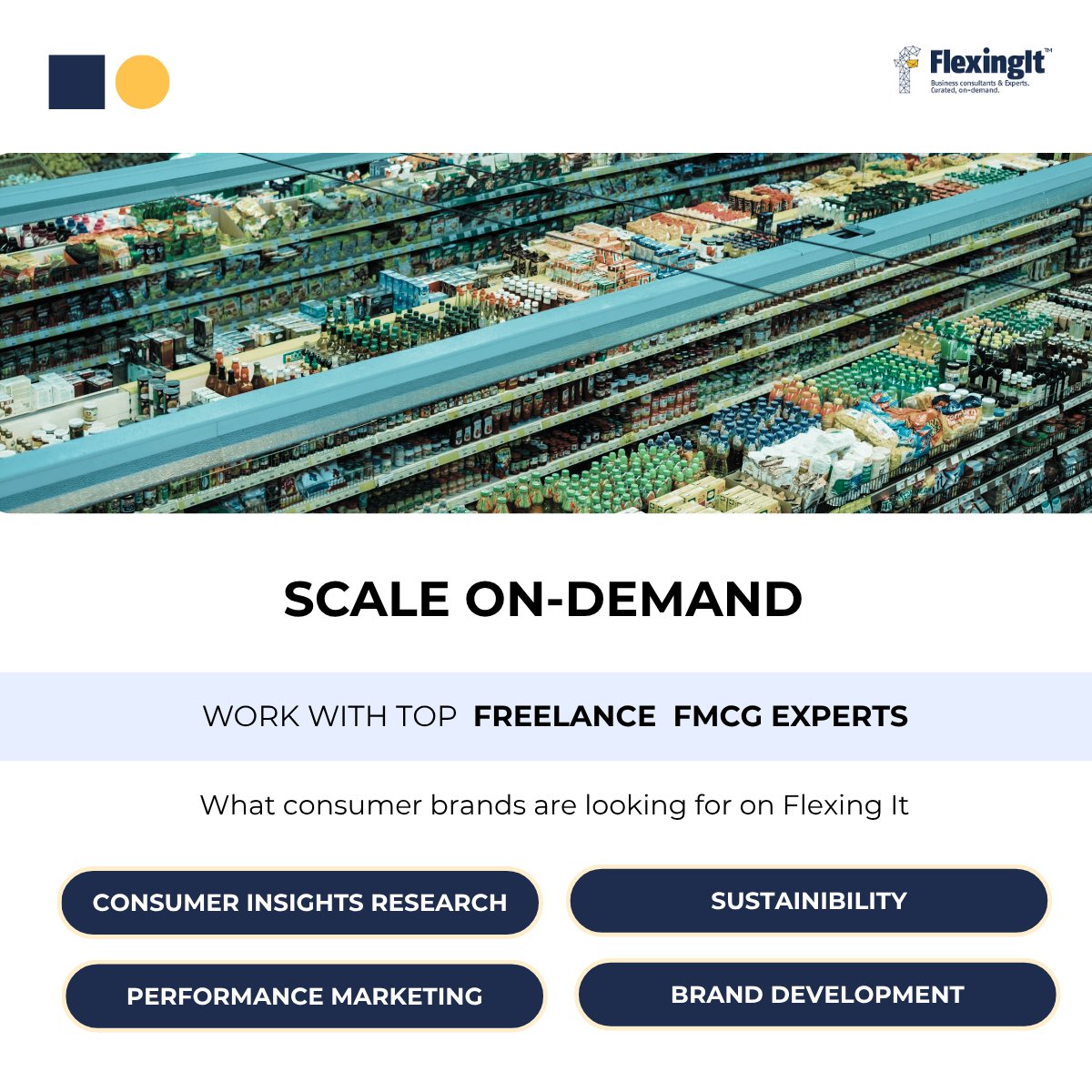 Work  with top FMCG freelancers and consultants to pilot your campaigns, pivot your strategy and more. Post your project to access our pool of experts:

flexingit.com/ps/fmcg-freela…

#FMCG #FMCGConsultants #PerformanceMarketing #Research #ResearchFreelancers #Sustainability