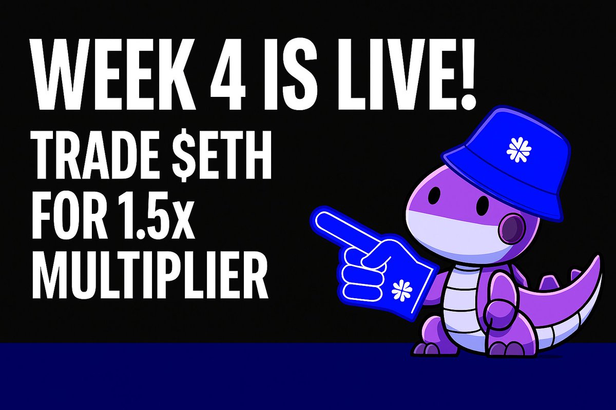 🟣 BASED TRADING TITANS — WEEK 4 IS LIVE

It’s the FINAL WEEK of the Flex trading comp and the stakes have never been higher 🦖

💥 Up to $10K prize pool for Week 4  
📊 PLUS overall $10k prize pool (guaranteed)  for the top 3 volume traders + top PnL across all 4 weeks  
⚡️