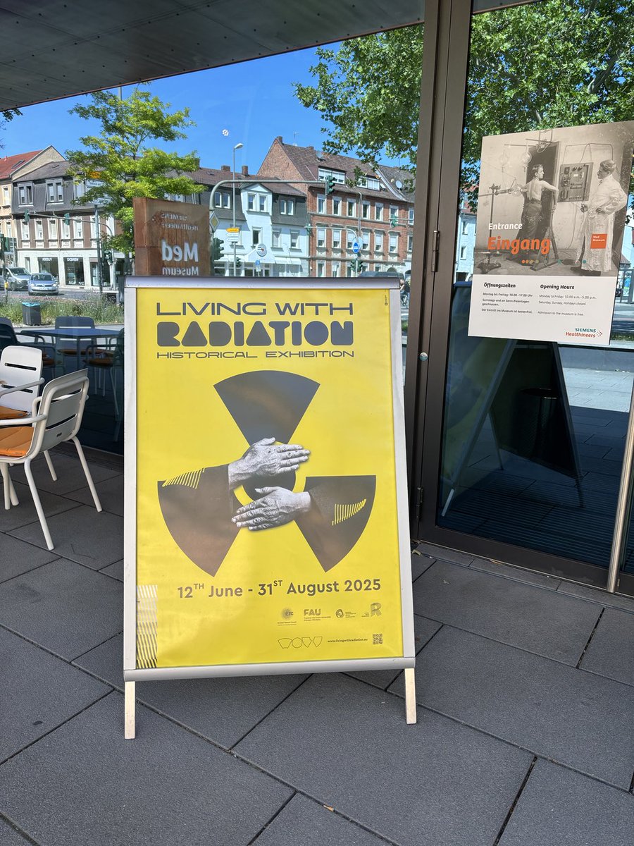 mrentetz's tweet image. Posters are up! #livingwithradiation @ERC_Research @FAU_Germany