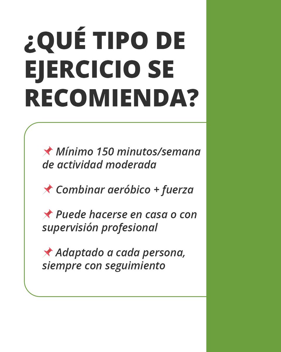 👩‍🦳 Ejercicio en adultas mayores con cáncer de mama

El ejercicio físico regular puede reducir el riesgo de cáncer de mama hasta en un 21%.
Además, mejora el sistema inmune, el equilibrio hormonal y ayuda a mantener un peso saludable.

💪 ¡Moverse es poder! <a href="/deportegob/">CSD</a>