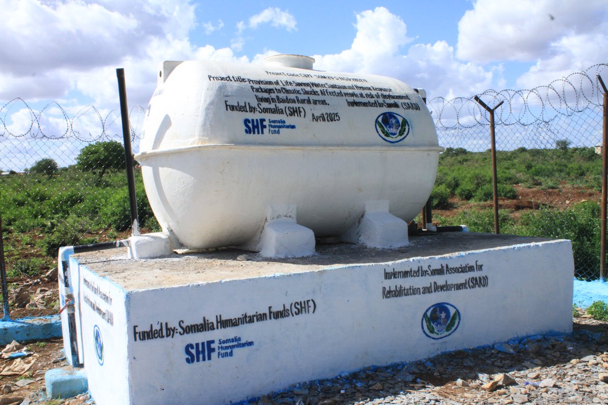 SARD199's tweet image. With support from #SHF and implemented by #SARD, 2 shallow wells were handed over in Goyaale village. The Ministry of Energy & Water (SWS), Bay local authorities & the local community attended for this event. This boosts access to safe water rural villages near #Baidoa.