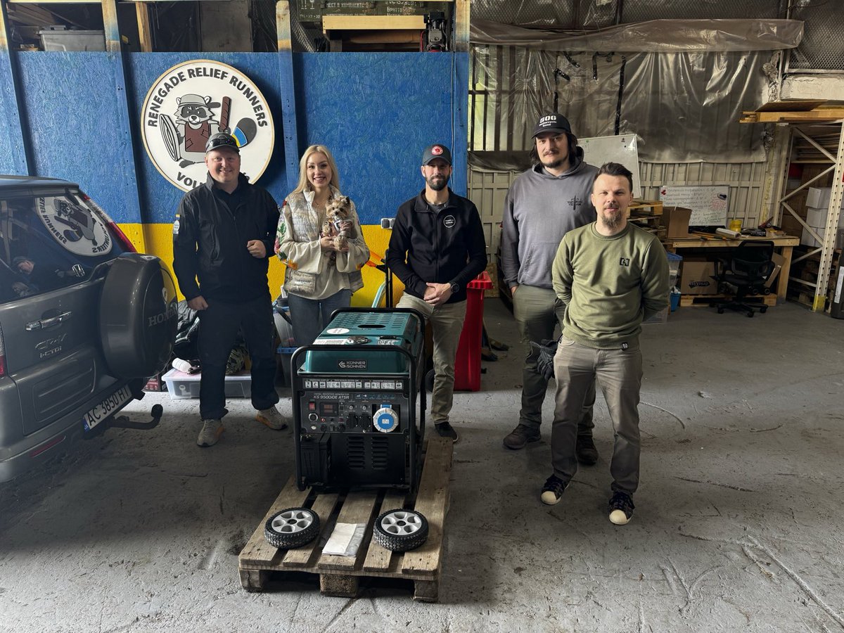 PowerUpUkraine's tweet image. Power generators come in many shapes and forms, some with very special functions. A while ago we got a special request from a Drone protection unit who protects both civilians and soldiers against incoming drones. They had a very special requirement thou, they needed a new 10 kW…