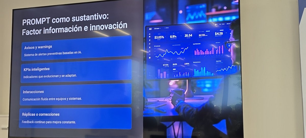 Prompt como sustantivo: Factor información e innovación. La IA es una revolución que va  cambiar nuestro modelo de relación.