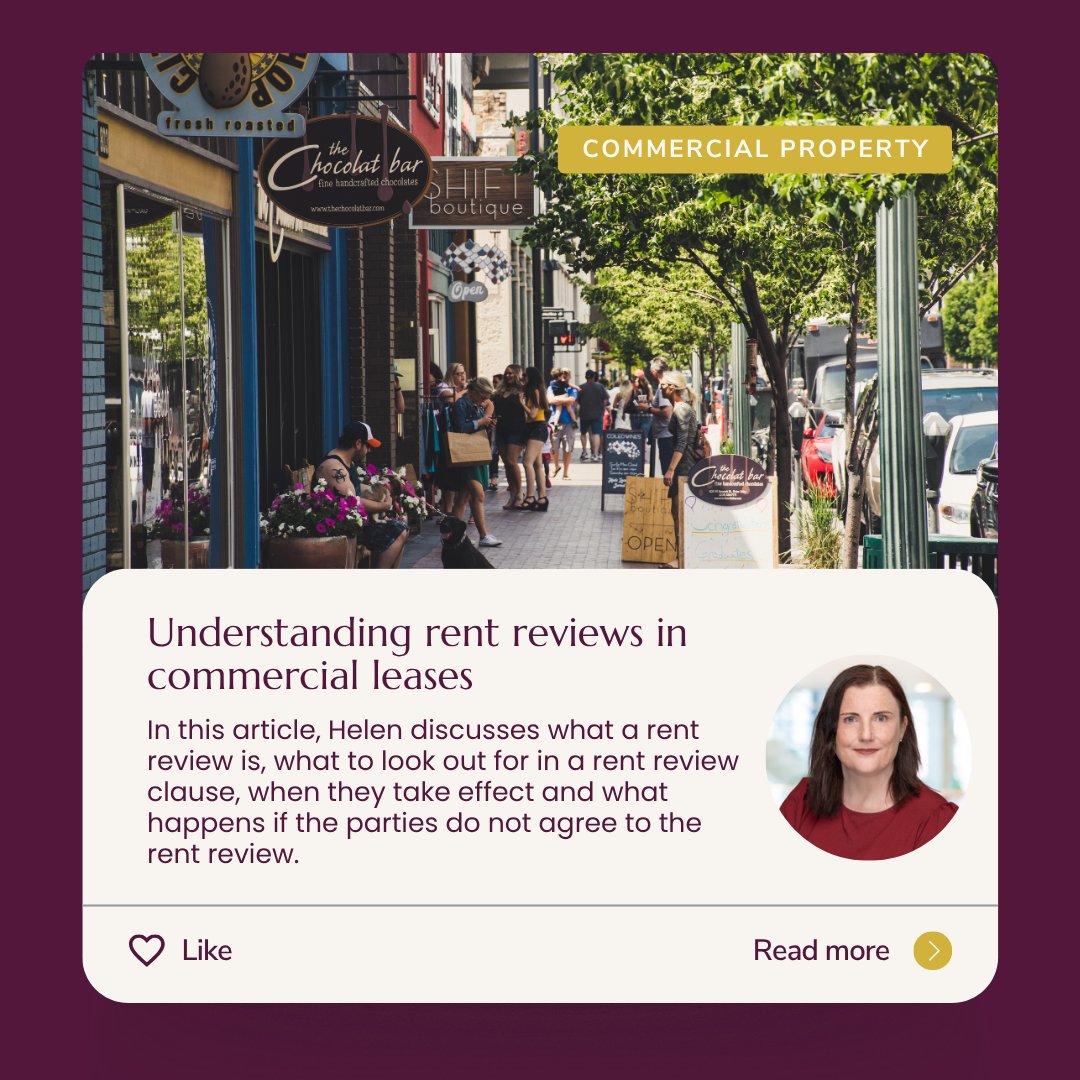 🔍 Understanding Rent Reviews in Commercial Leases
Whether you're a landlord or tenant, rent reviews can significantly impact your financial position. But how do they work, and what should you watch out for?

📖 Read more: loom.ly/Ih7AjTA