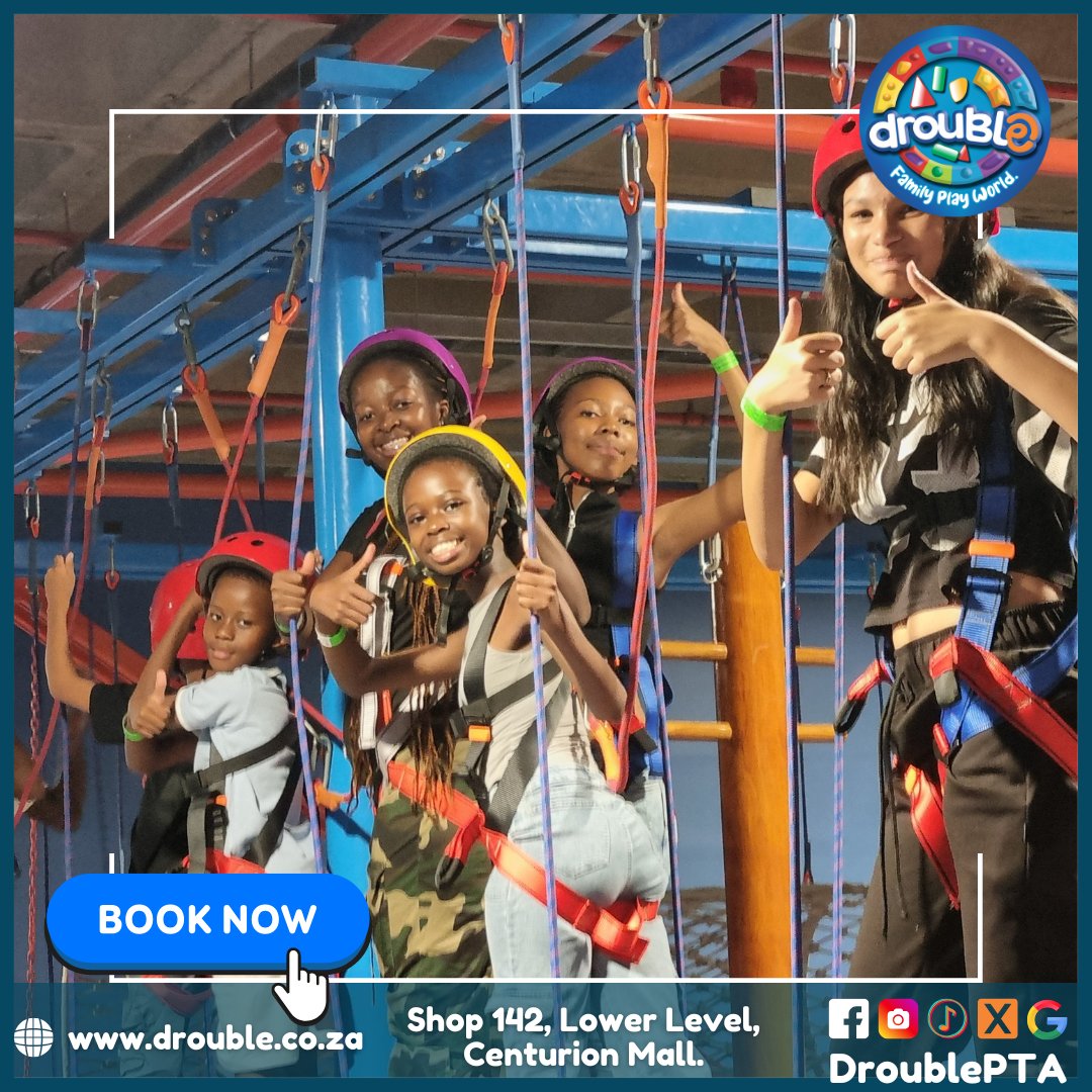 DroublePTA's tweet photo. 🎉 Rainy Day? We’ve Got You Covered!
No more “I’m bored!” at home – bring the kiddos to Drouble Family Play World and let them jump, climb, and giggle a few hours away indoors!
#IndoorFun #CenturionKids #RainyDayRescue #DroublePTA #FamilyFun https://t.co/jL3TPpUpOP