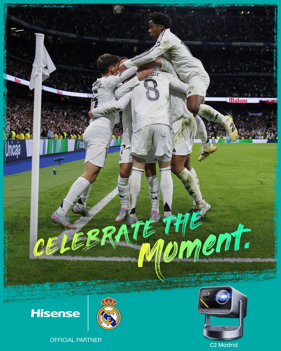Hisense Middle East (@hisenseme) on Twitter photo Season’s over, but the next chapter starts now. With #Hisense Laser Home Cinema, bring FIFA Club World Cup 2025 straight to your room.
<a href="/realmadrid/">Real Madrid C.F.</a>'s journey continues and so does yours, with larger than life visuals and real stadium vibes.
#Hisense #HisenseME #RealMadrid Season’s over, but the next chapter starts now. With #Hisense Laser Home Cinema, bring FIFA Club World Cup 2025 straight to your room.
<a href="/realmadrid/">Real Madrid C.F.</a>'s journey continues and so does yours, with larger than life visuals and real stadium vibes.
#Hisense #HisenseME #RealMadrid