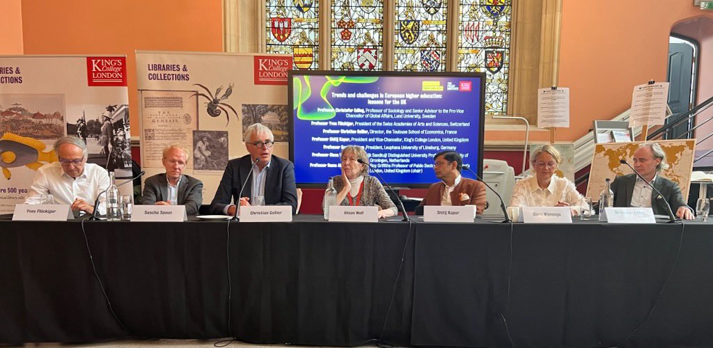 Bobby Duffy (@bobbyduffykings) on Twitter photo Brilliant panel of European university leaders in conversation with Alison Wolf on common and distinct challenges - such a variety of systems driven by long histories, but just about all facing political, leadership or financial crises <a href="/KingsCollegeLon/">King's College London</a> <a href="/policyatkings/">The Policy Institute</a> Brilliant panel of European university leaders in conversation with Alison Wolf on common and distinct challenges - such a variety of systems driven by long histories, but just about all facing political, leadership or financial crises <a href="/KingsCollegeLon/">King's College London</a> <a href="/policyatkings/">The Policy Institute</a>
