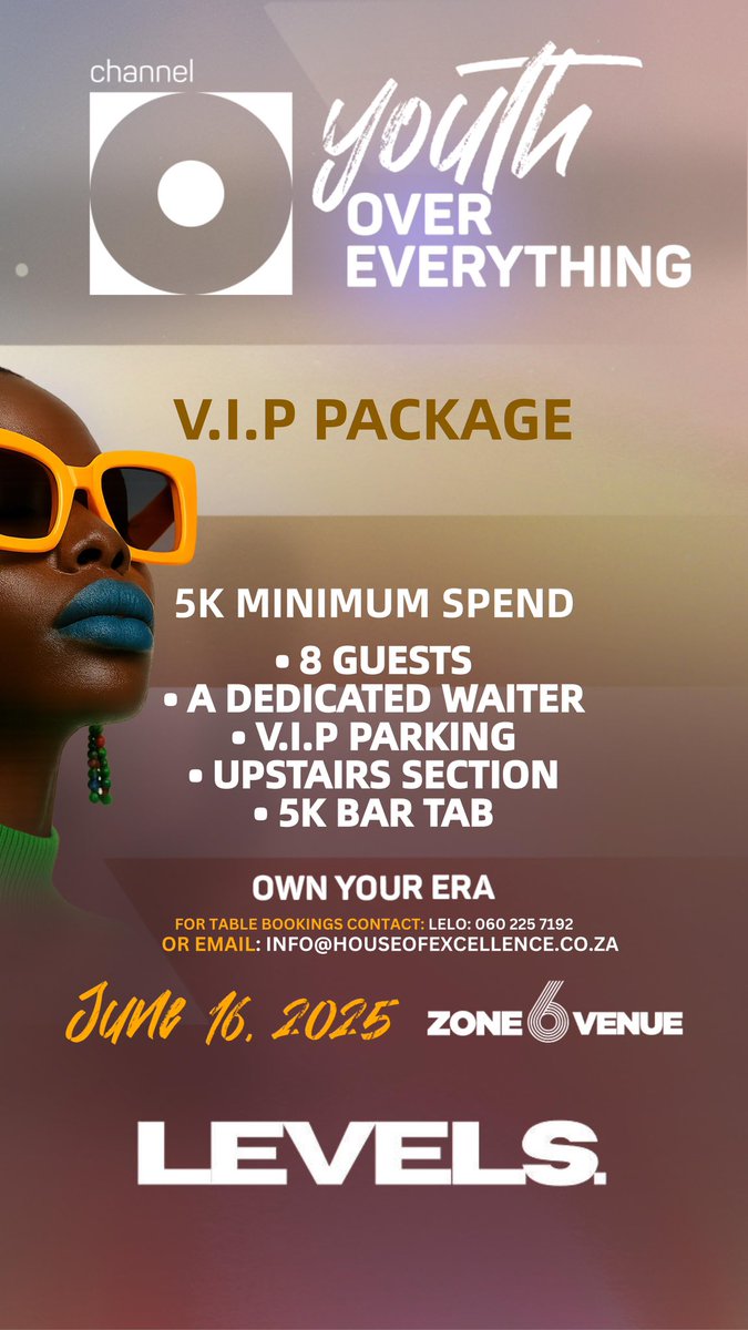 ZONE 6 VENUE 💣 16 JUNE 🔥 VIP Hosted By Levels 💎