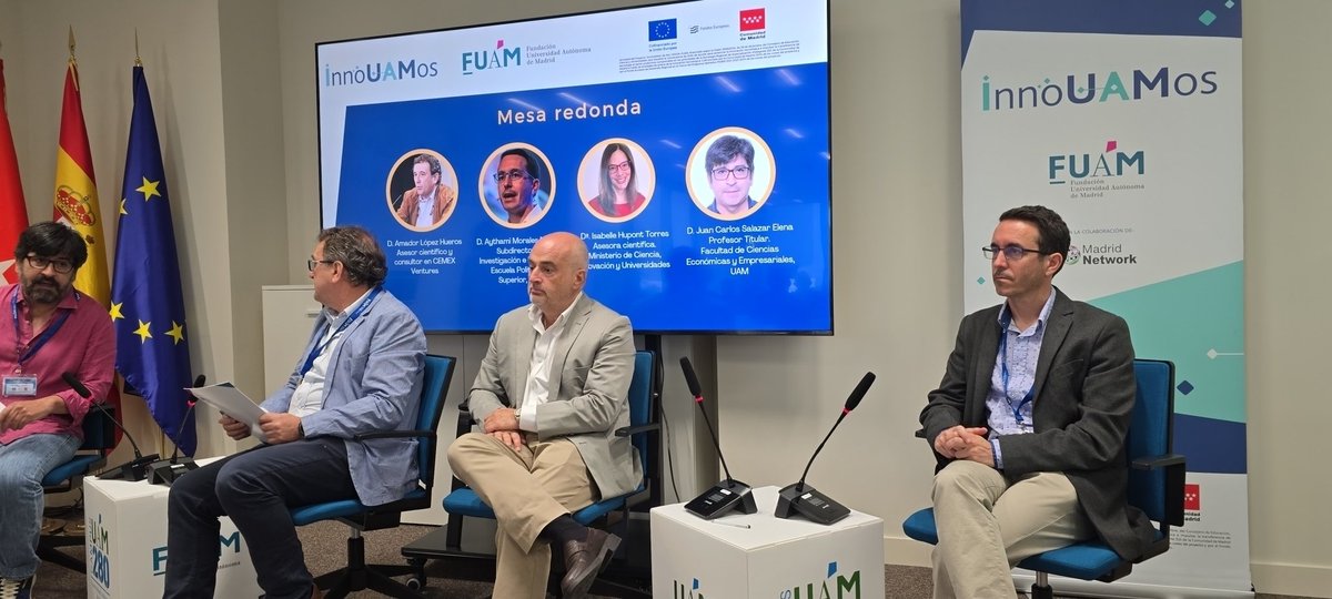 Aythami Morales: "vivimos en un momento de incertidumbre que también va a suponer nuevas oportunidas"
<a href="/fuam_uam/">FundaciónUAM</a> <a href="/UAM_Madrid/">UAM Autónoma Madrid</a>