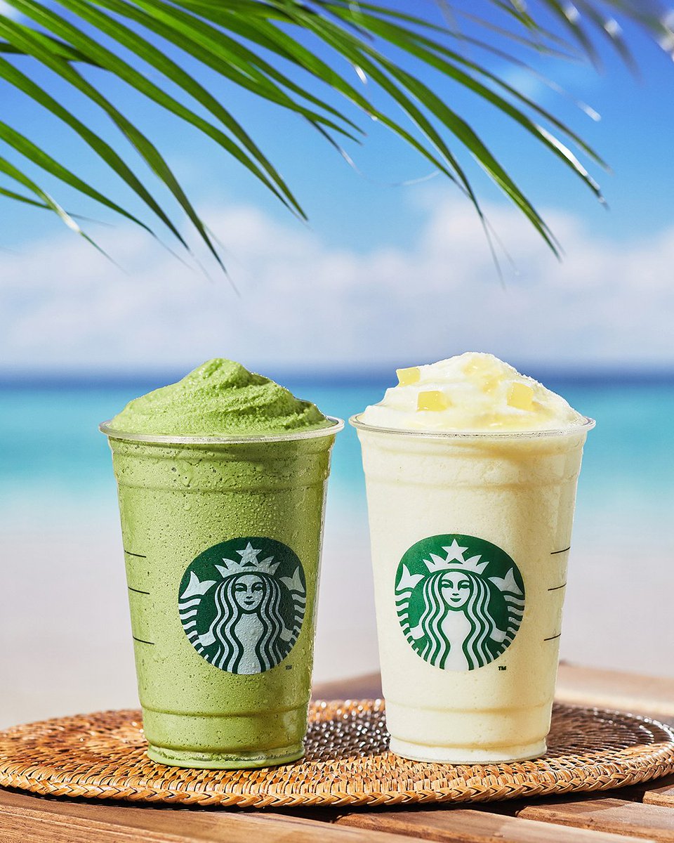 해변에선 이 두 잔만 있으면 끄떡없죠 🌊

뜨거운 여름을 더 시원하게 보내는 방법,
새롭게 만나는 요거트 블렌디드 듀오 🧊

달콤상콤한 #피치요거트블렌디드 🍑
쌉싸름한 #제주말차요거트블렌디드 🍃

✅ 피치 요거트 블렌디드와 제주 말차 요거트 블렌디드는
6월 18일 출시됩니다.