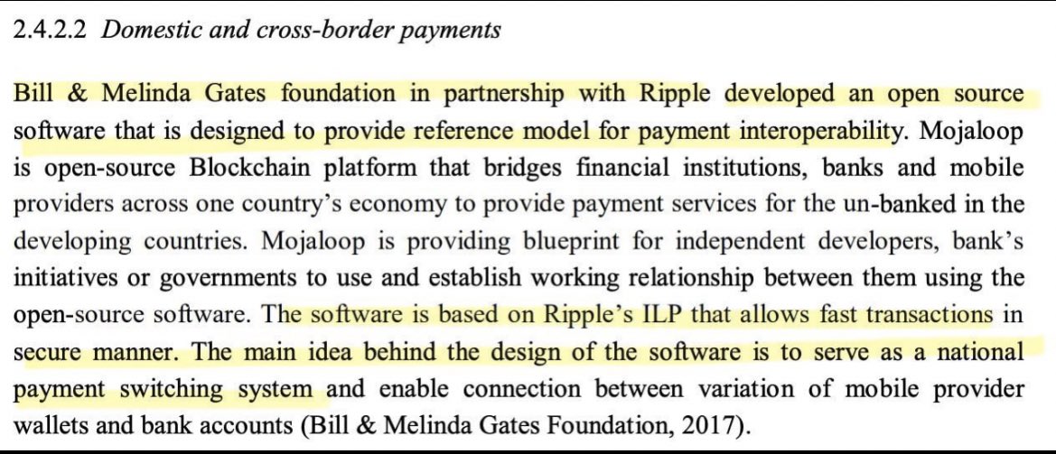 13BabaYaga18's tweet photo. 1.1 Bill and Melinda Gates Foundation in partnership with Ripple...

Mojaloop software is based on Ripple's Interledger (ILP) protocol!

#Ripple #xrp #ILP #Finance #technology #Crypto #mojaloop https://t.co/mVdzBTaTfR