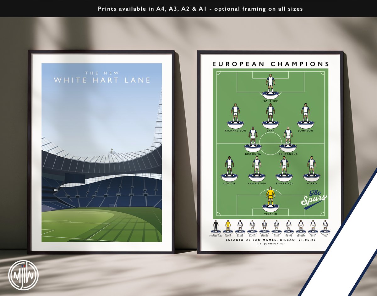 matthew j i wood design (@matthewjiwood) on Twitter photo The New White Hart Lane & European Champions
Get 10% off until midnight with the discount code:
THE-SPURS
Visit: matthewjiwood.com/subbuteo-xis/t…
Prints available in A4, A3, A2 & A1 with optional framing
#THFC #Tottenham #Spurs <a href="/Tottenham_Feed/">That Tottenham Feed </a> <a href="/Lilywhite_Rose/">Lilywhite Rose</a> <a href="/JacoCats/">Jaco™</a> The New White Hart Lane & European Champions
Get 10% off until midnight with the discount code:
THE-SPURS
Visit: matthewjiwood.com/subbuteo-xis/t…
Prints available in A4, A3, A2 & A1 with optional framing
#THFC #Tottenham #Spurs <a href="/Tottenham_Feed/">That Tottenham Feed </a> <a href="/Lilywhite_Rose/">Lilywhite Rose</a> <a href="/JacoCats/">Jaco™</a>