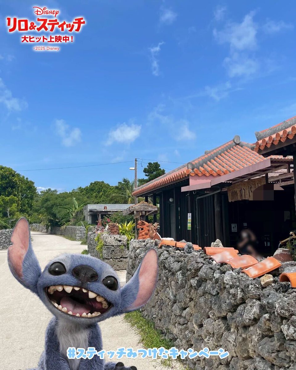 📍沖縄 ┈┈┈┈ ❮守礼門❯ ❮竹富島❯で #スティッチ がいたずら
