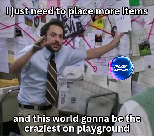 The Playground (@0x_playground) on Twitter photo when a somniac says “just one more item”
you know it’s about to turn into a full-blown city when a somniac says “just one more item”
you know it’s about to turn into a full-blown city