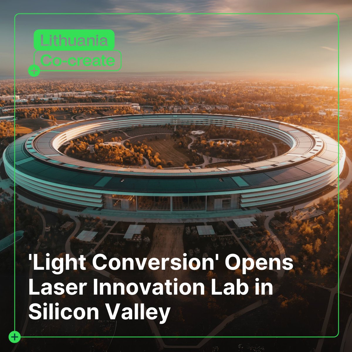 Lithuanian innovation is competing – and excelling – on the global stage. Light Conversion is a prime example – this global leader in ultrashort pulse lasers has opened a cutting-edge lab in Silicon Valley to advance micromachining for semiconductors and medtech. #LaserTech