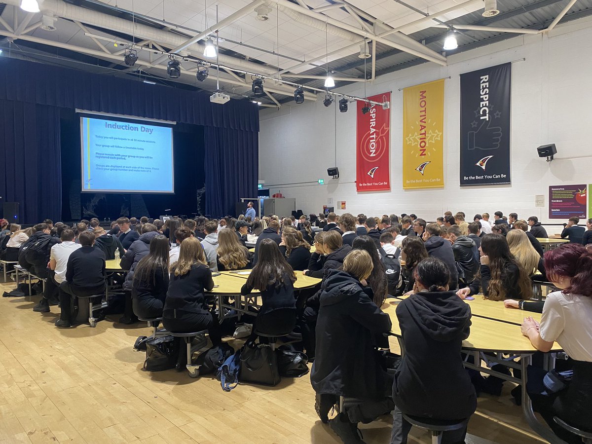 Senior Phase Induction day is underway! Pupils enjoyed their welcome breakfast and will now follow a programme for the rest of the day with input from counselling services, SDS, Scottish Fire and Rescue, Police Scotland, TSB and our amazing PE department! <a href="/Boness_Academy/">Bo'ness Academy</a>