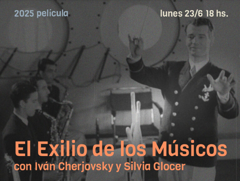 📽️Se proyecta en la UNQ “El Exilio de los Músicos”

➡️Con la presencia de Iván Cherjovsky y Silvia Glocer

📍Lunes 23 de junio, a las 18 hs, en el Salón Auditorio de la UNQ.

💬+ INFO: unq.edu.ar/noticias/se-pr…