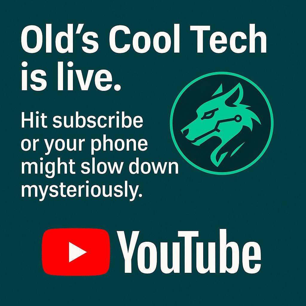 Warning: This channel contains tech, opinions, and occasional snark.
Proceed at your own risk.
🔌 youtube.com/@OldsCoolTech

#NotSponsored
#OldsCoolTech
#SarcasticTechGuy