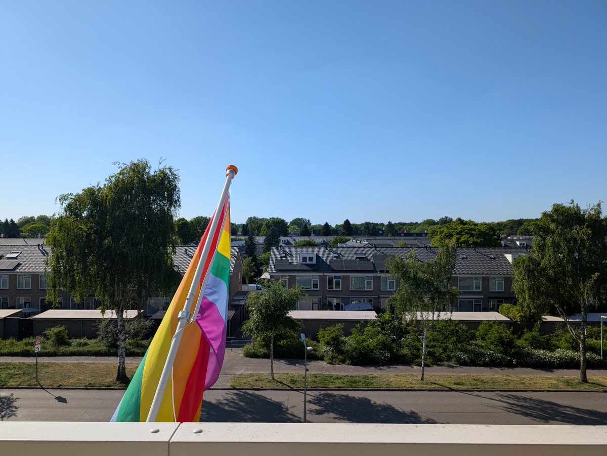 As many people probably already know, I fly a rainbow flag outside my house. Not just during pride month, but pretty much year round. I hope that one day LGBTQ+ acceptance will be as self-evident as women's voting rights, but until that day there is still something to fight for.