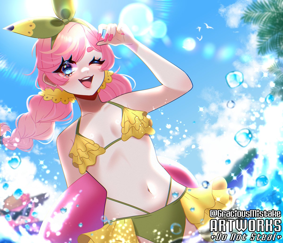 GraciousMistake's tweet photo. ☀️🌊

Have another art of my oc!
I am also looking for more #artmoots!!

♡  and ↺ are appreciated!

#artph #rkgk #illustration #oc #ocart #ArtistOnX #arttwt #artistontwitter #HuntersGuildRP https://t.co/SbS0RagTGY